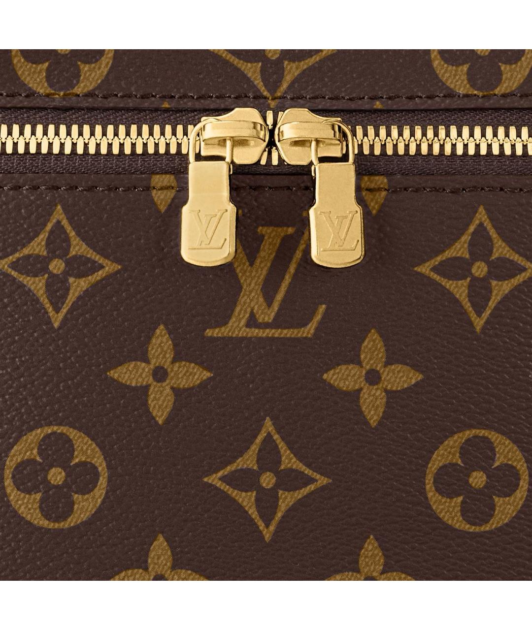 LOUIS VUITTON Коричневая косметичка, фото 6