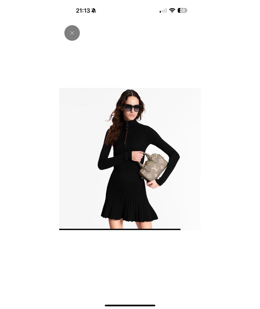 LOUIS VUITTON Бежевая кожаная сумка с короткими ручками, фото 7