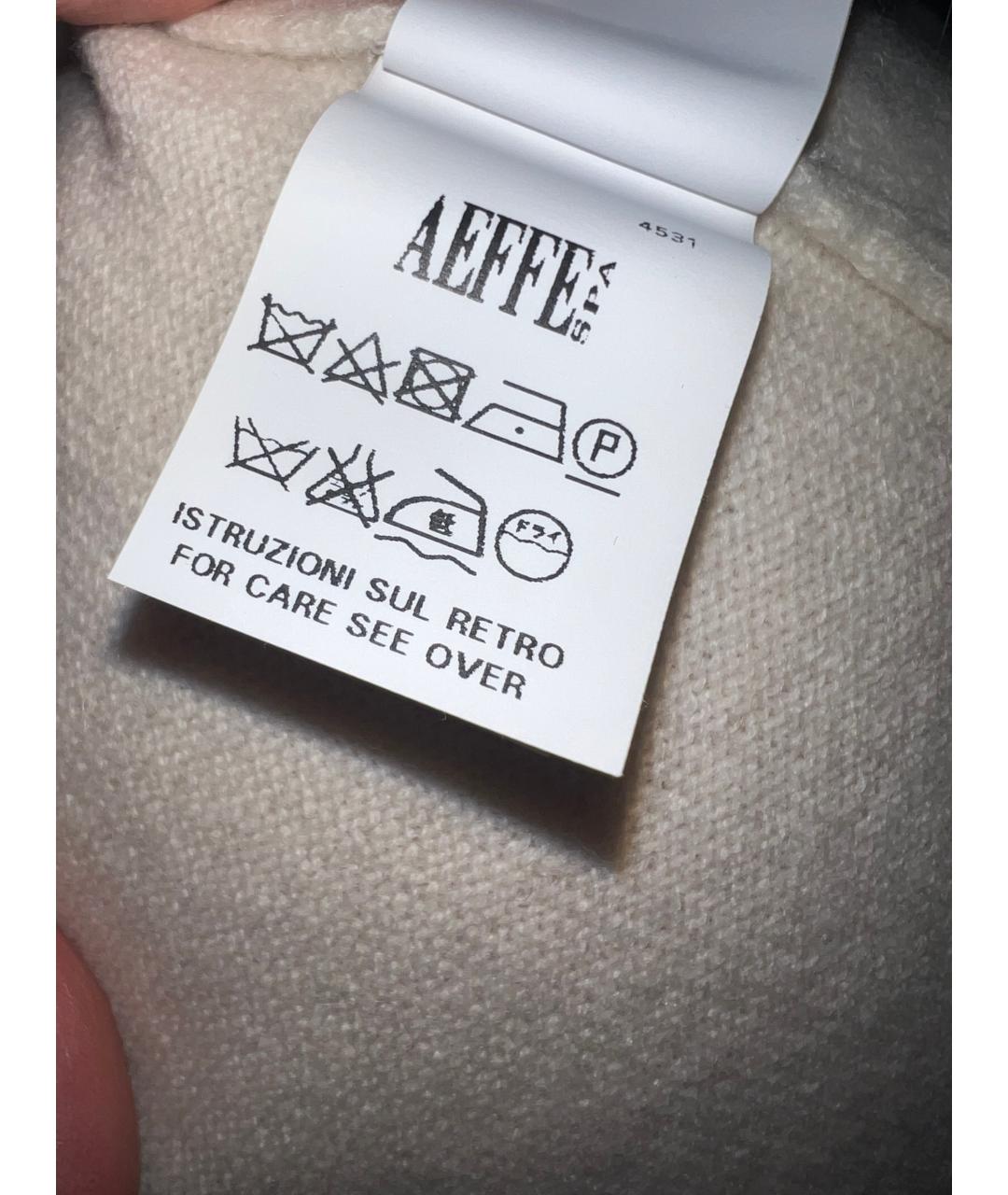 MOSCHINO Белый кашемировый джемпер / свитер, фото 5