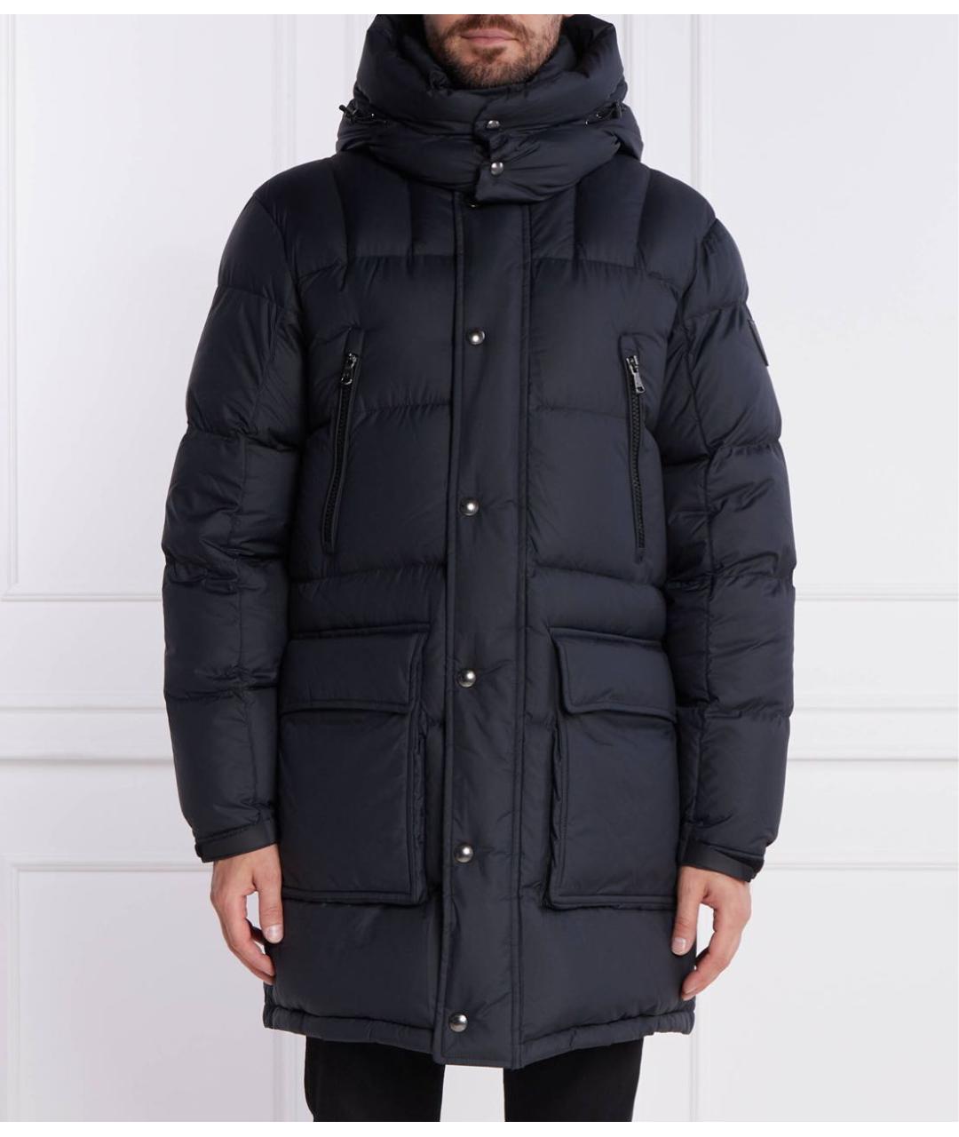 RALPH LAUREN Темно-синяя полиэстеровая куртка, фото 4