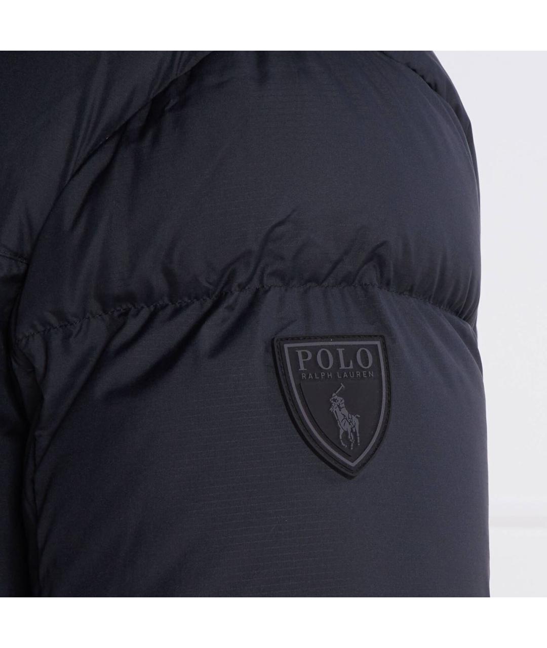 RALPH LAUREN Темно-синяя полиэстеровая куртка, фото 3