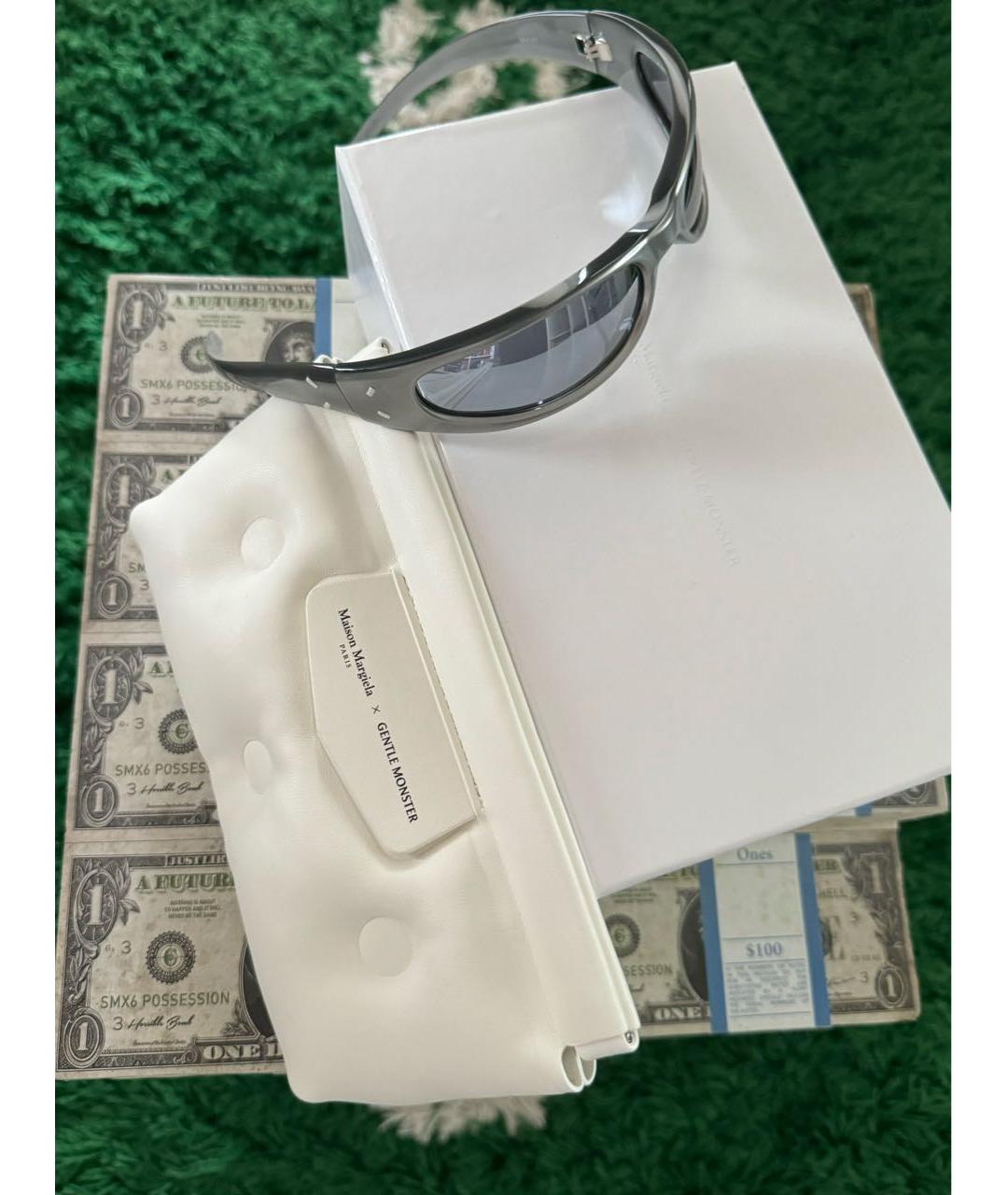 GENTLE MONSTER Серые пластиковые солнцезащитные очки, фото 6