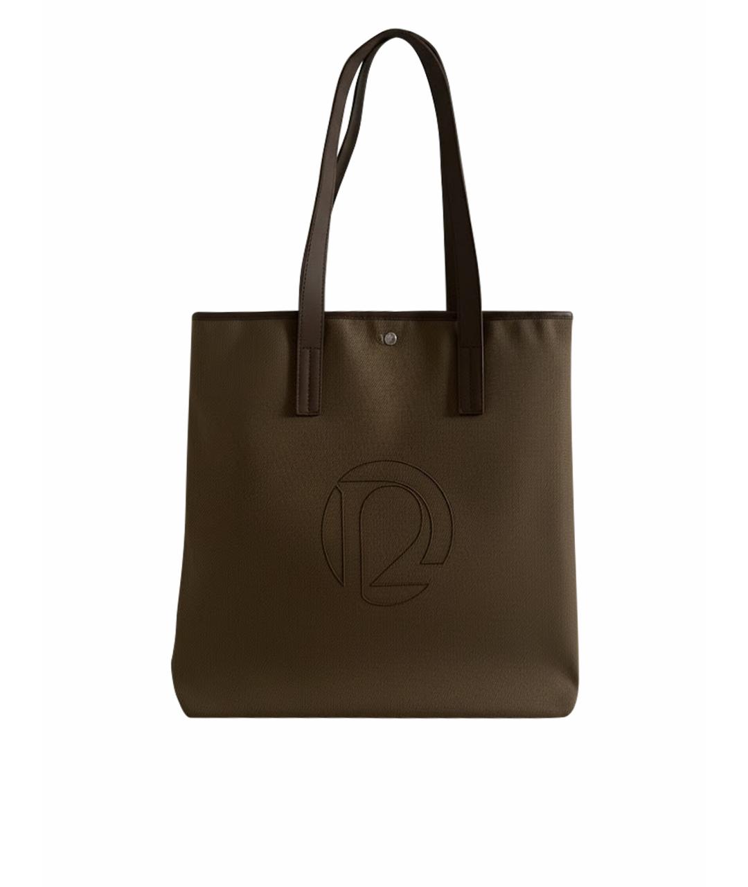 12 STOREEZ Бежевая хлопковая сумка через плечо, фото 1