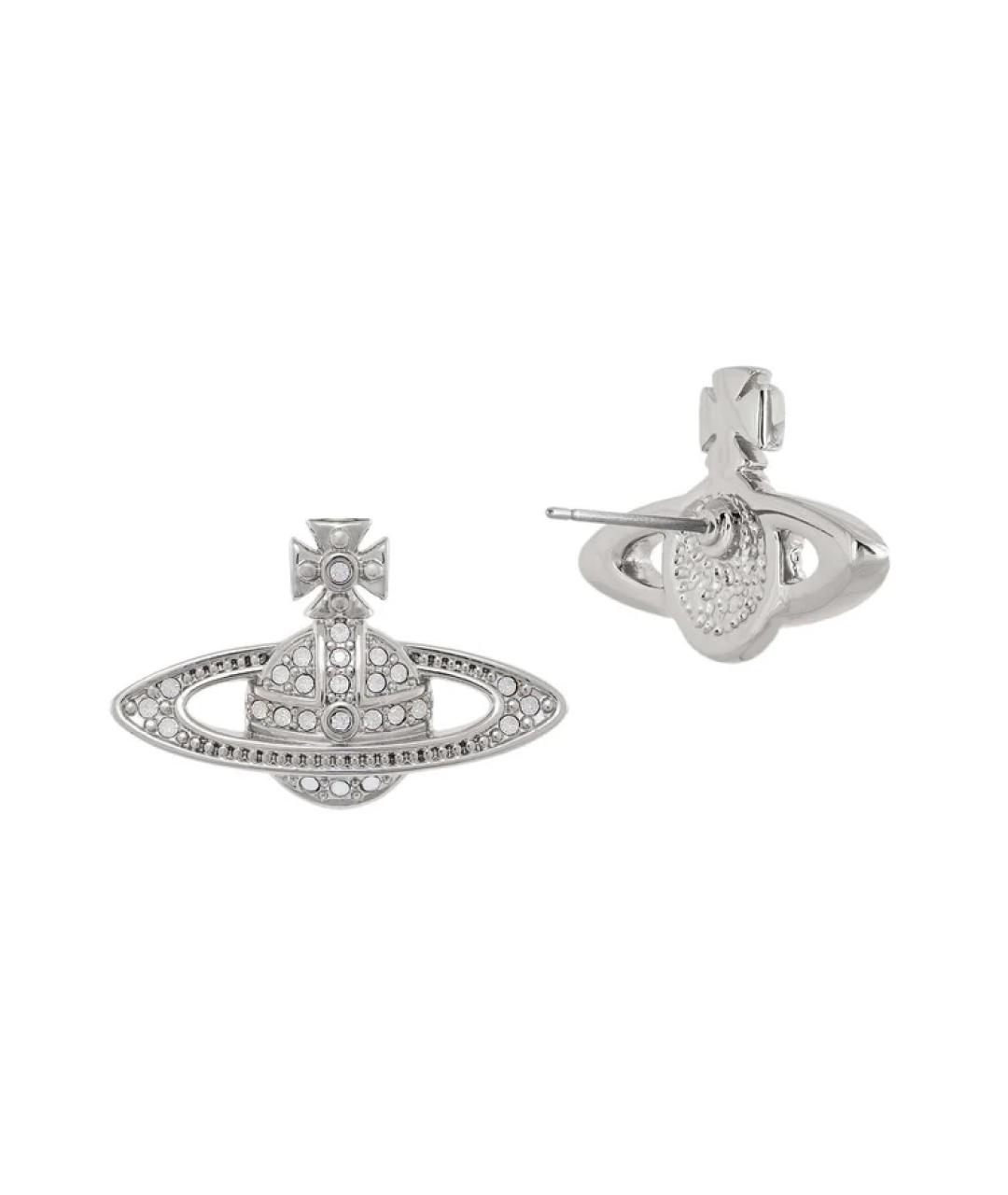 VIVIENNE WESTWOOD Серебряные металлические серьги, фото 1