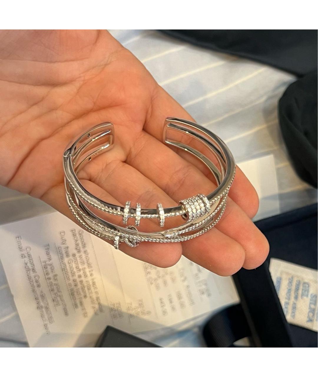 APM Monaco Серебрянный серебряный браслет, фото 5