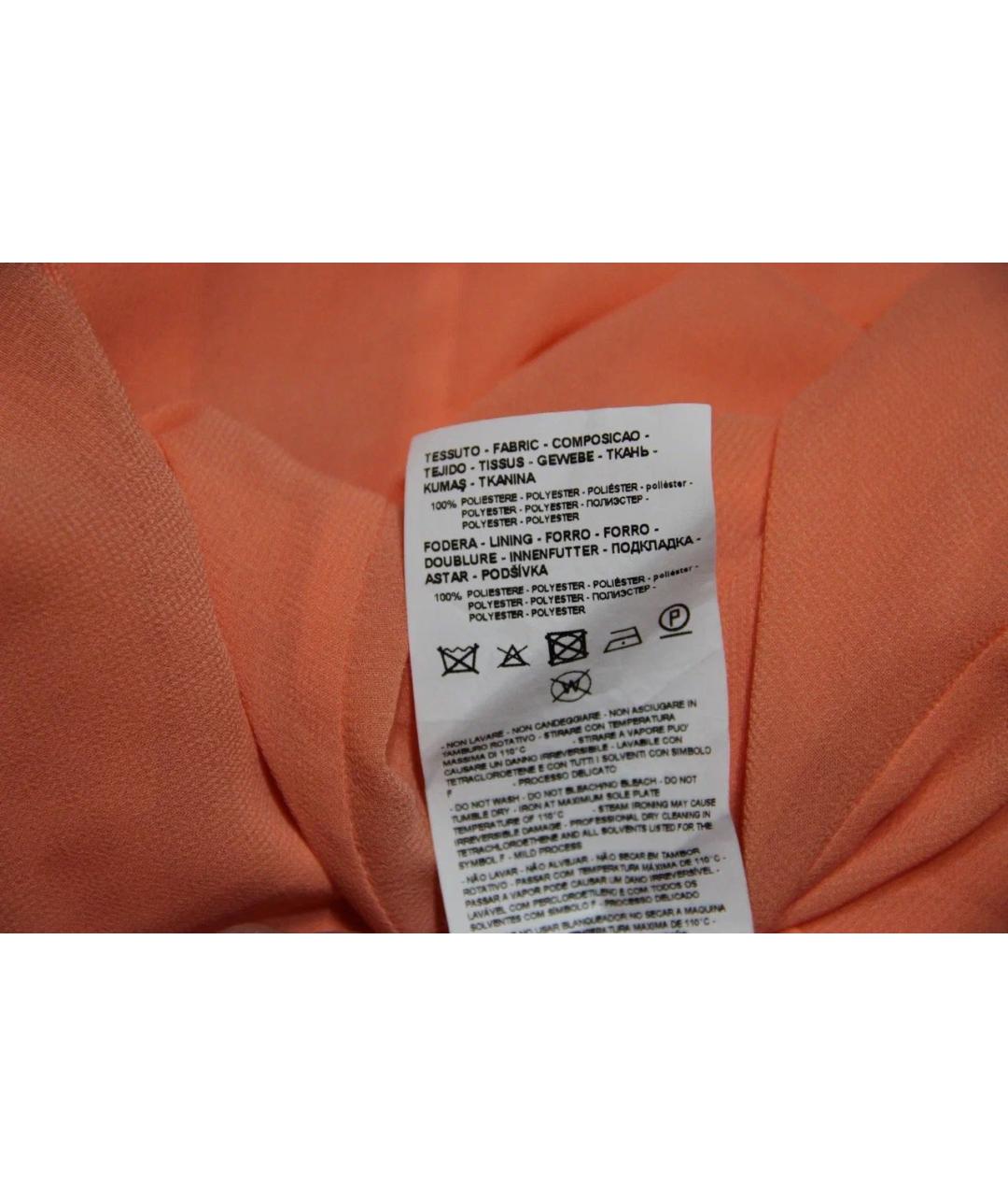 EMPORIO ARMANI Коралловая полиэстеровая блузы, фото 8