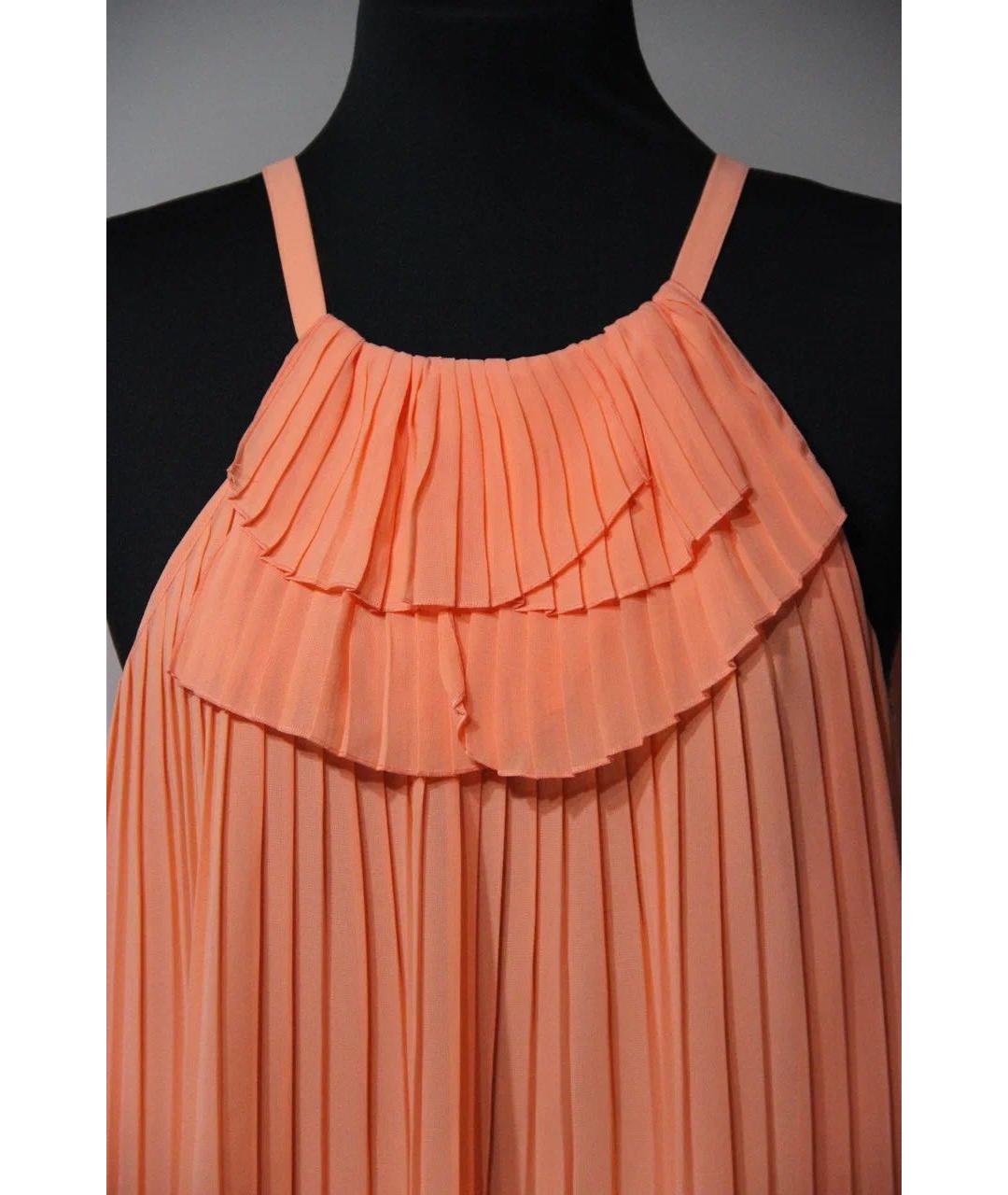 EMPORIO ARMANI Коралловая полиэстеровая блузы, фото 3