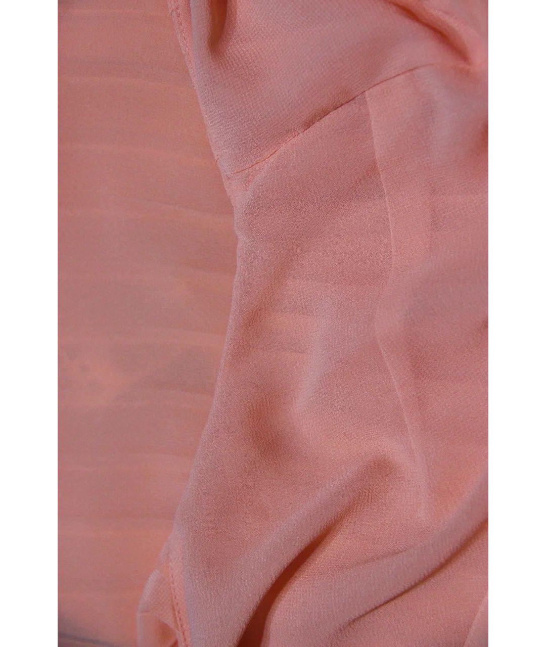 EMPORIO ARMANI Коралловая полиэстеровая блузы, фото 4