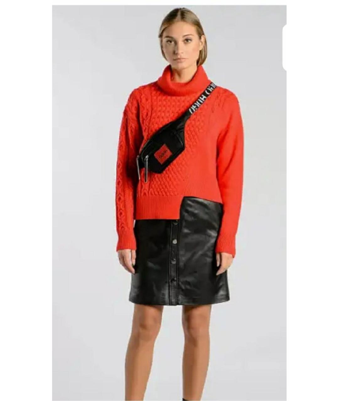 HUGO Красный шерстяной джемпер / свитер, фото 9