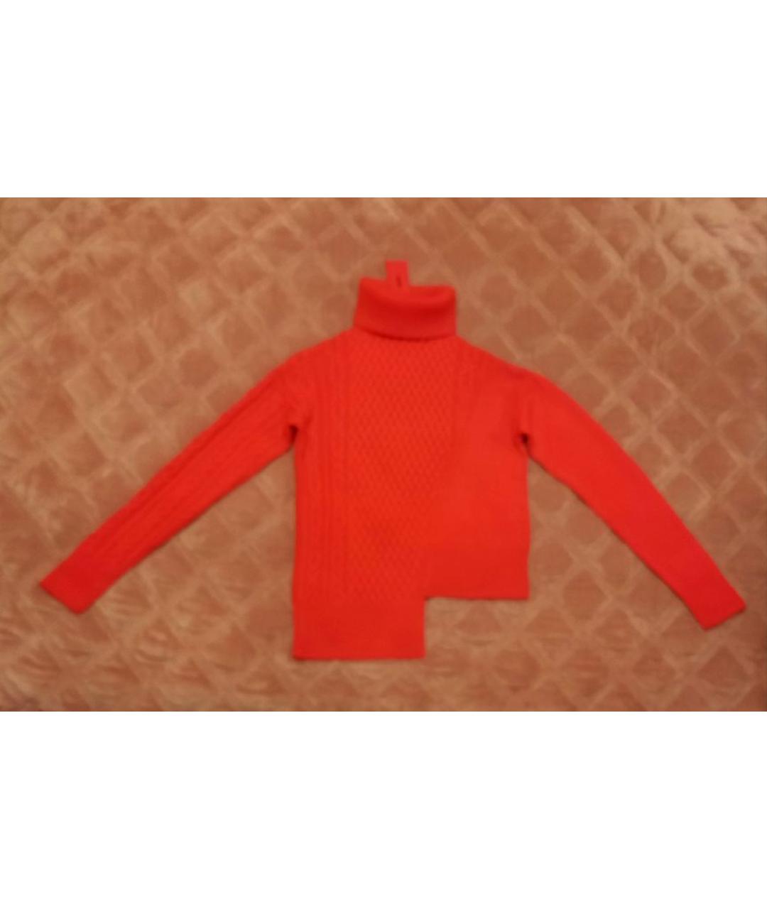 HUGO Красный шерстяной джемпер / свитер, фото 10