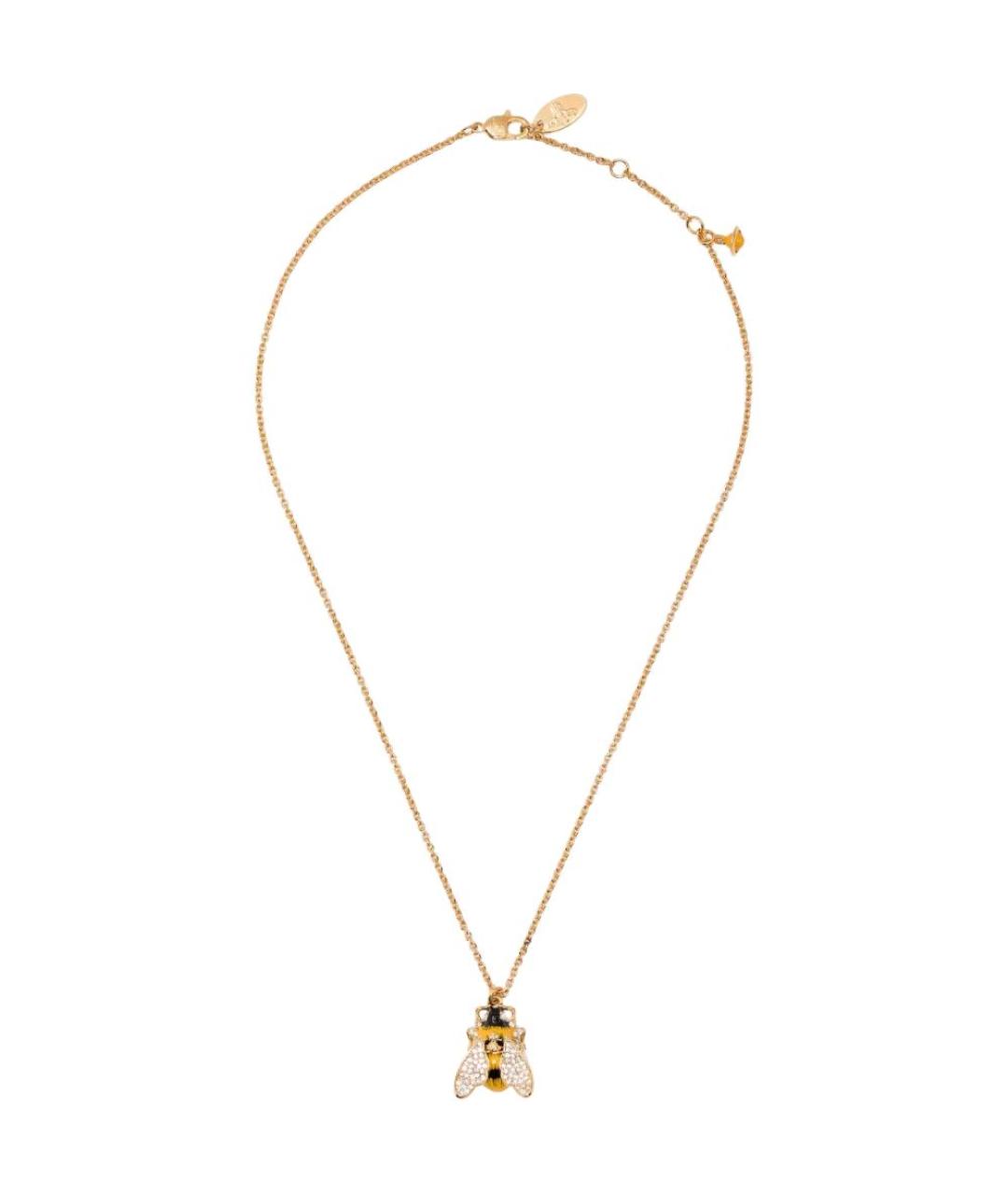 VIVIENNE WESTWOOD Золотое латунное колье, фото 1