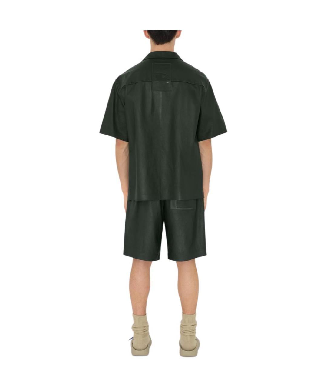 BURBERRY Зеленая кэжуал рубашка, фото 4