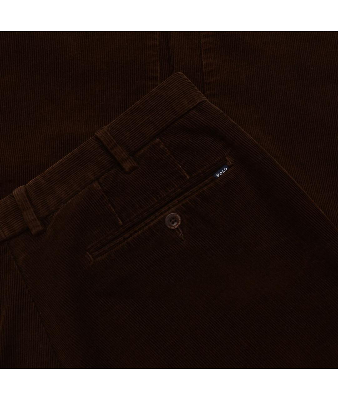 POLO RALPH LAUREN Коричневые хлопковые брюки чинос, фото 5