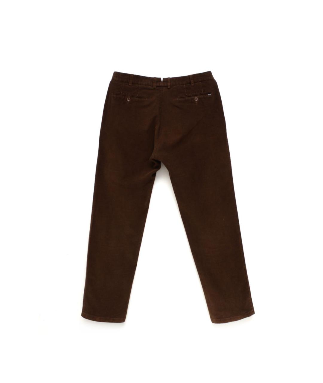 POLO RALPH LAUREN Коричневые хлопковые брюки чинос, фото 2