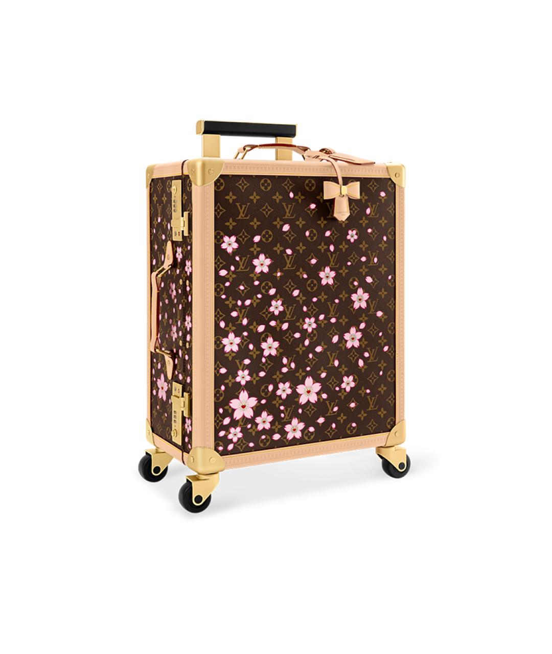 LOUIS VUITTON Коричневый чемодан, фото 2