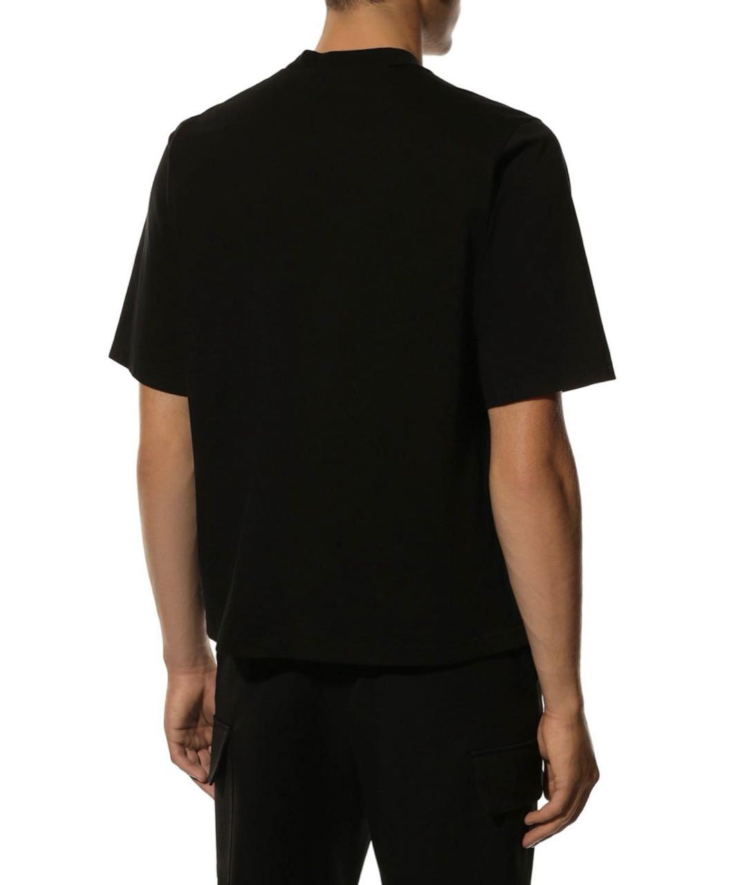 DSQUARED2 Черная хлопковая футболка, фото 2