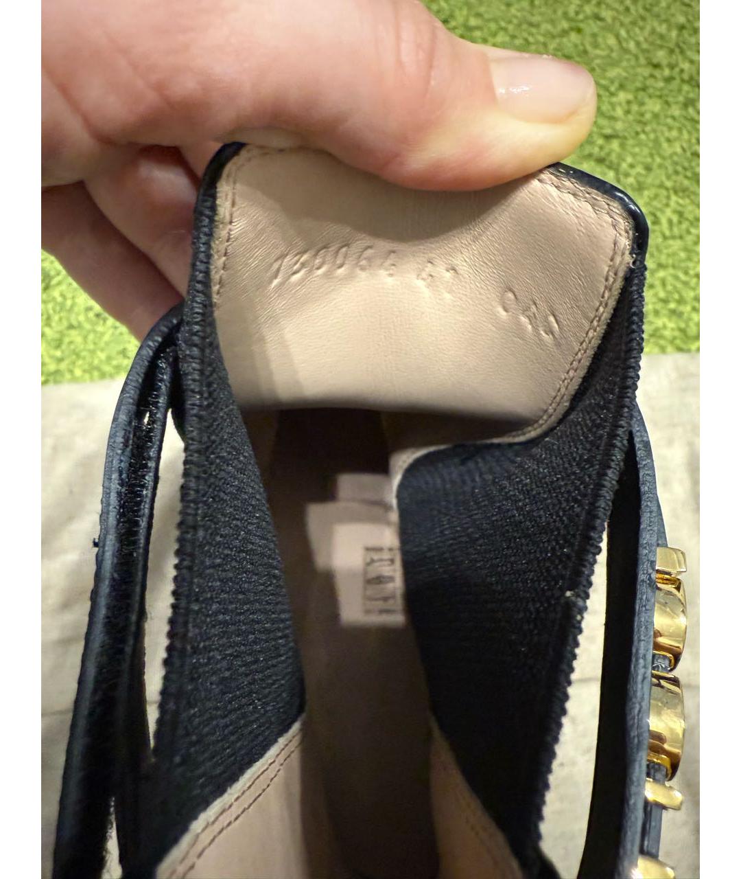 GUCCI Черные кожаные ботильоны, фото 7