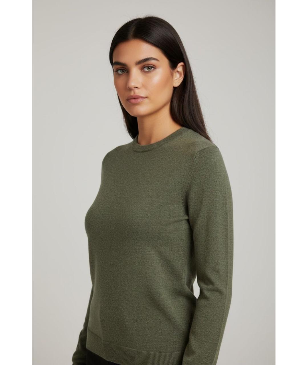 POLO RALPH LAUREN Хаки кашемировый джемпер / свитер, фото 2