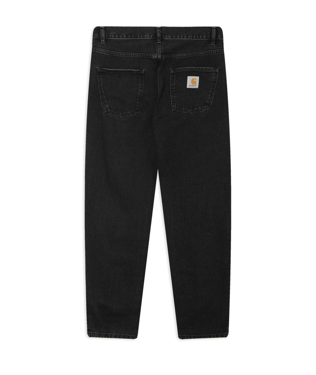 CARHARTT WIP Черные хлопковые прямые джинсы, фото 2