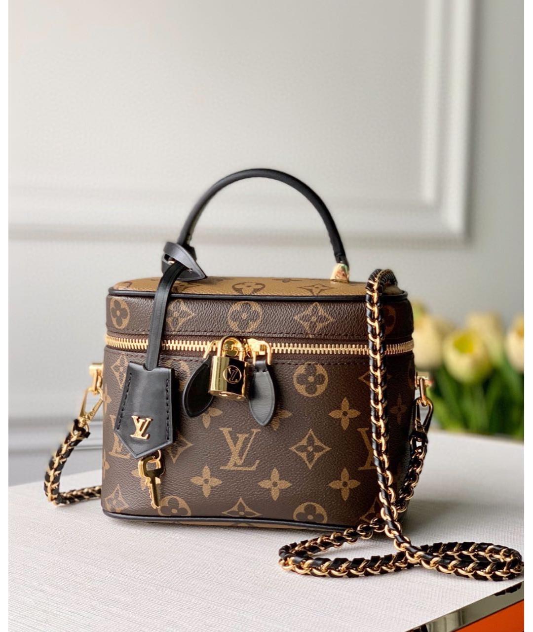 LOUIS VUITTON Коричневая сумка через плечо, фото 3