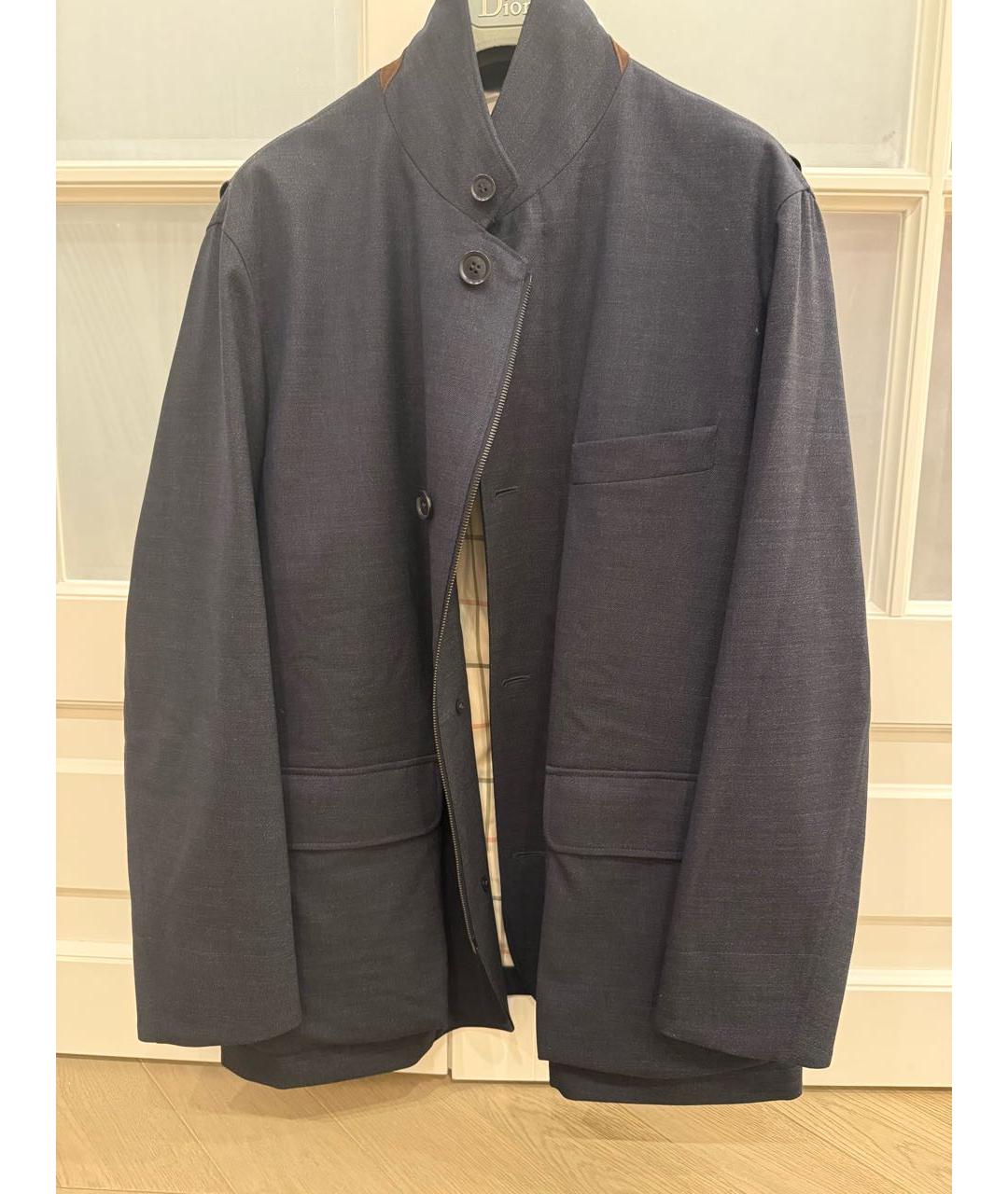 LORO PIANA Коричневая шерстяная куртка, фото 5