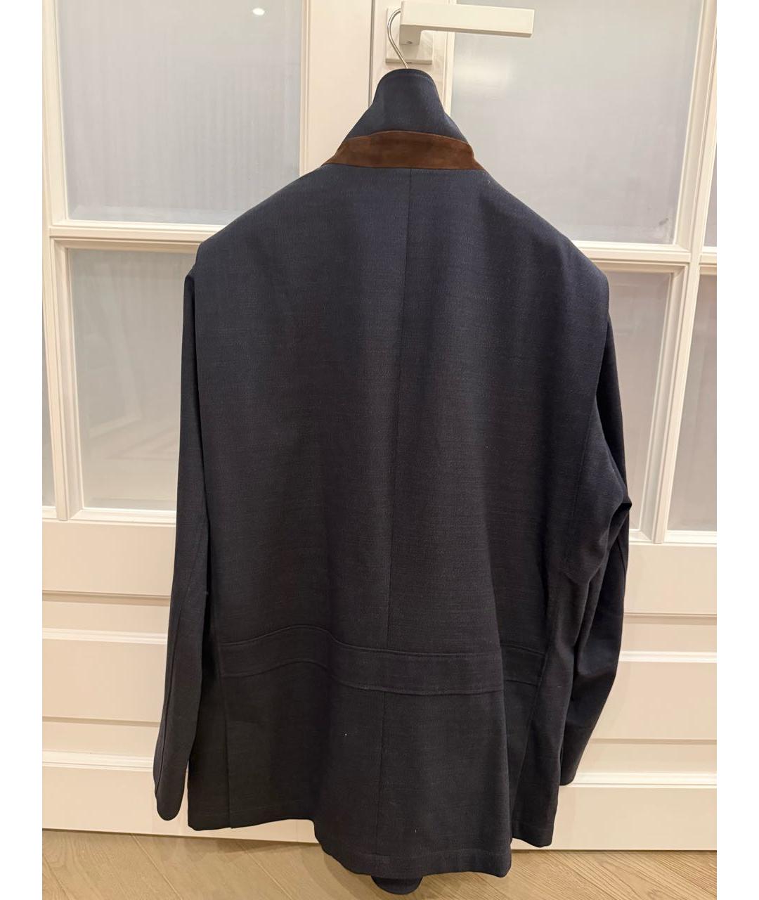 LORO PIANA Коричневая шерстяная куртка, фото 2