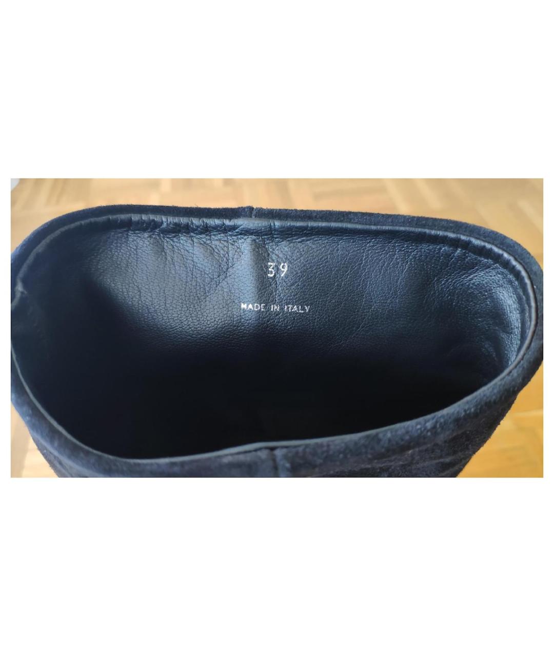 MIU MIU Черные замшевые сапоги, фото 6