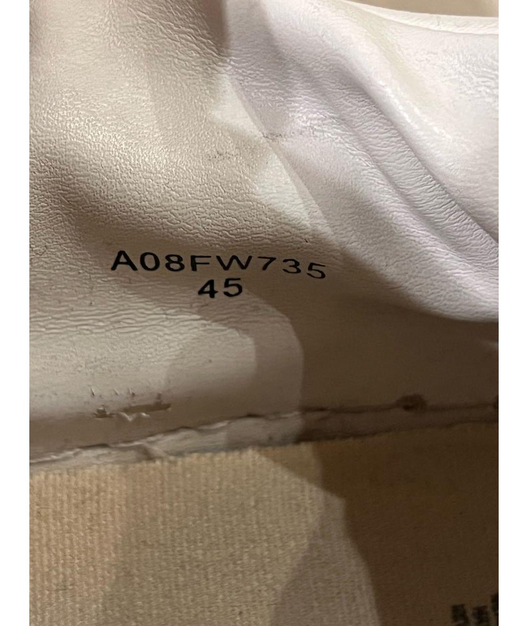 MAISON MIHARA YASUHIRO Черные текстильные низкие кроссовки / кеды, фото 5