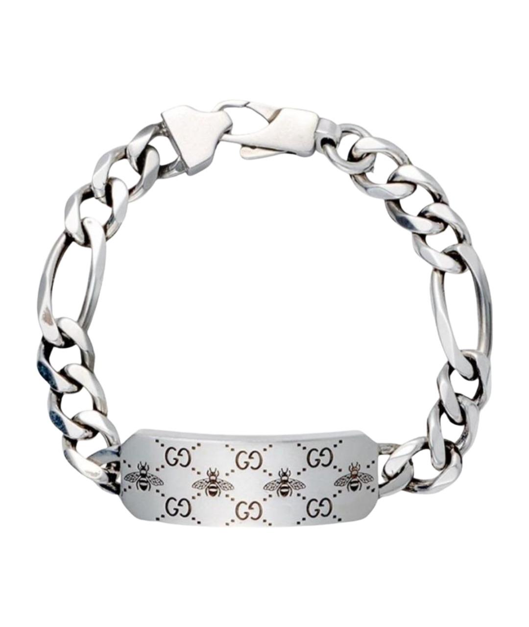 GUCCI Серебрянный серебряный браслет, фото 1