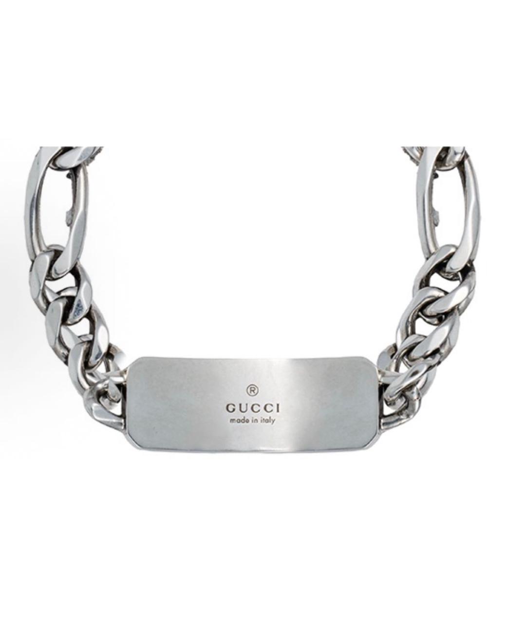 GUCCI Серебрянный серебряный браслет, фото 2
