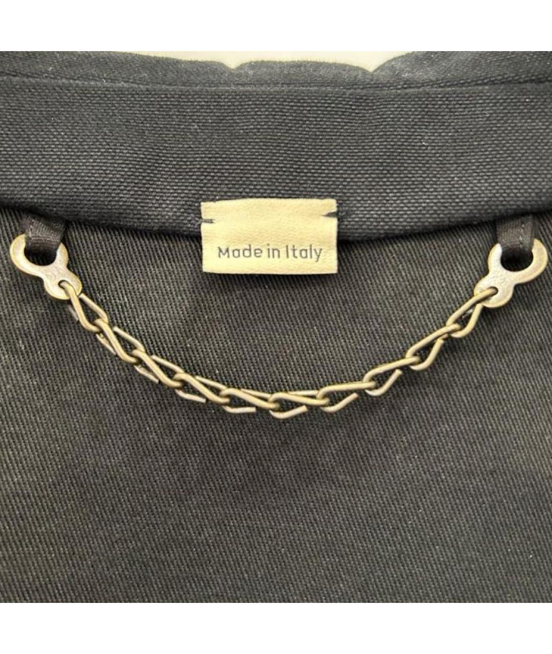 GUCCI Черный шерстяной тренч/плащ, фото 4