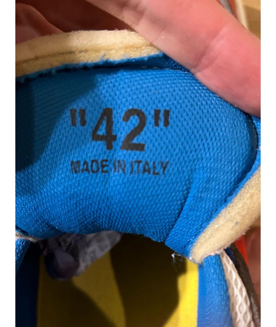 OFF-WHITE Красные низкие кроссовки / кеды, фото 5