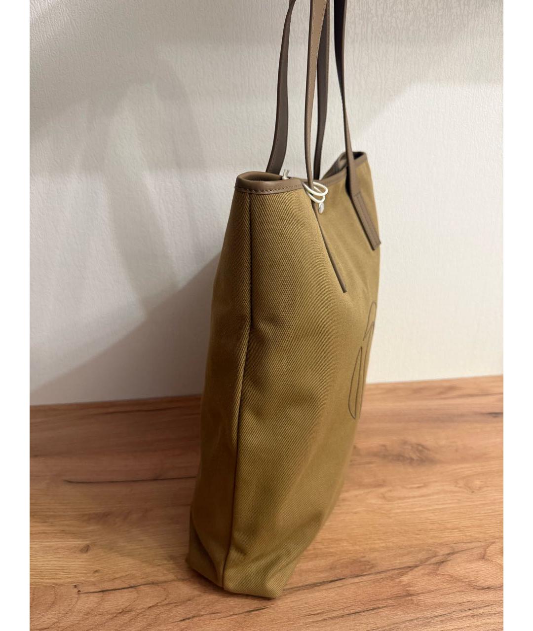 12 STOREEZ Бежевая хлопковая сумка тоут, фото 2