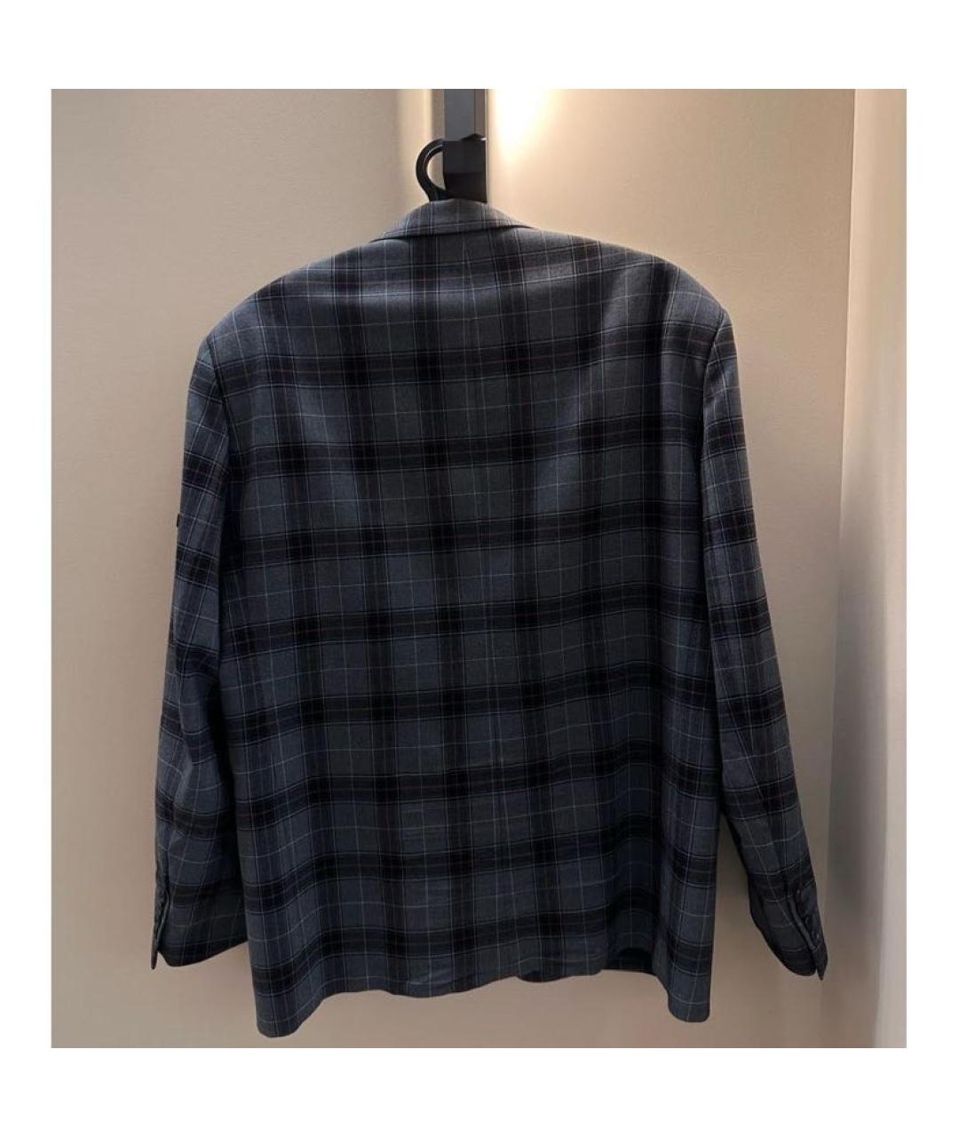 BALENCIAGA Серый шерстяной жакет/пиджак, фото 7