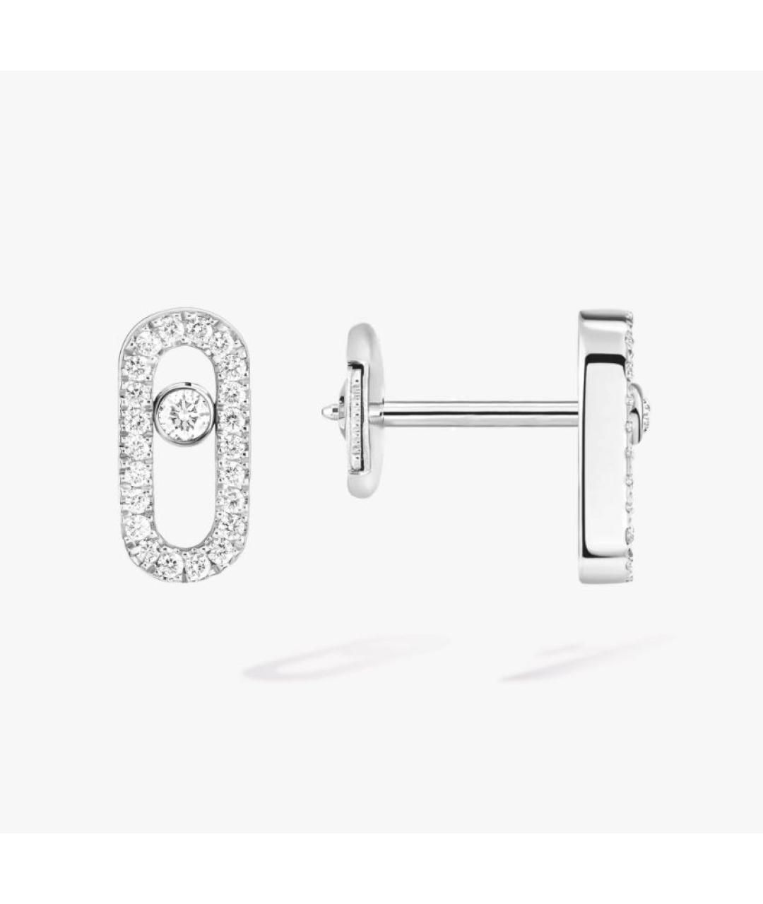 MESSIKA Серебряные серьги из белого золота, фото 2