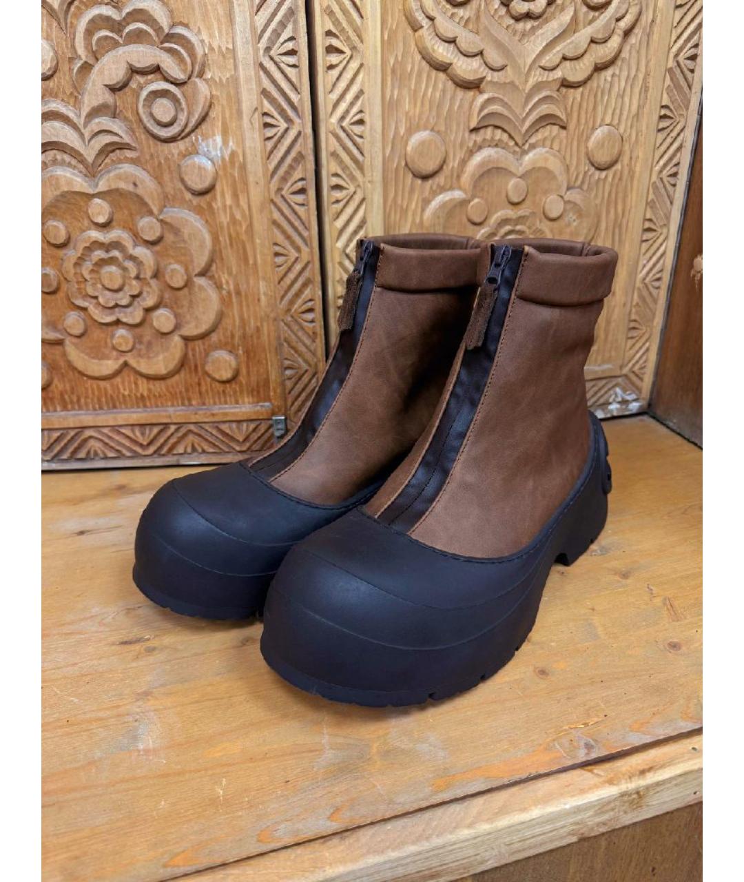 DIESEL Коричневые высокие ботинки, фото 2