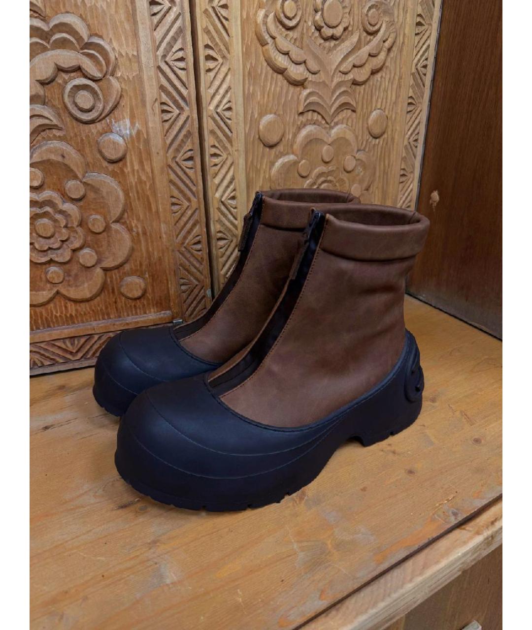 DIESEL Коричневые высокие ботинки, фото 8