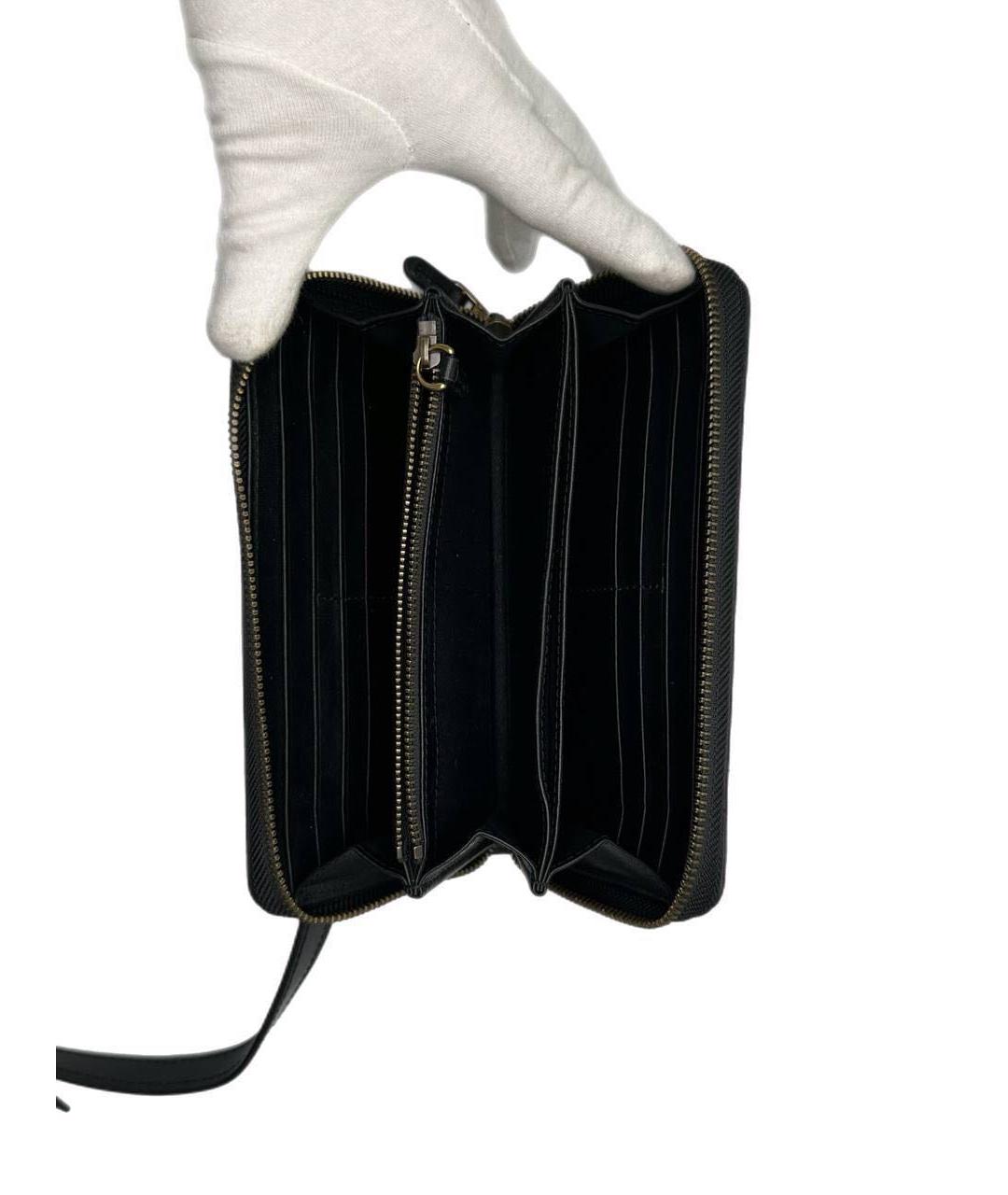 POLO RALPH LAUREN Черная кожаная поясная сумка, фото 4