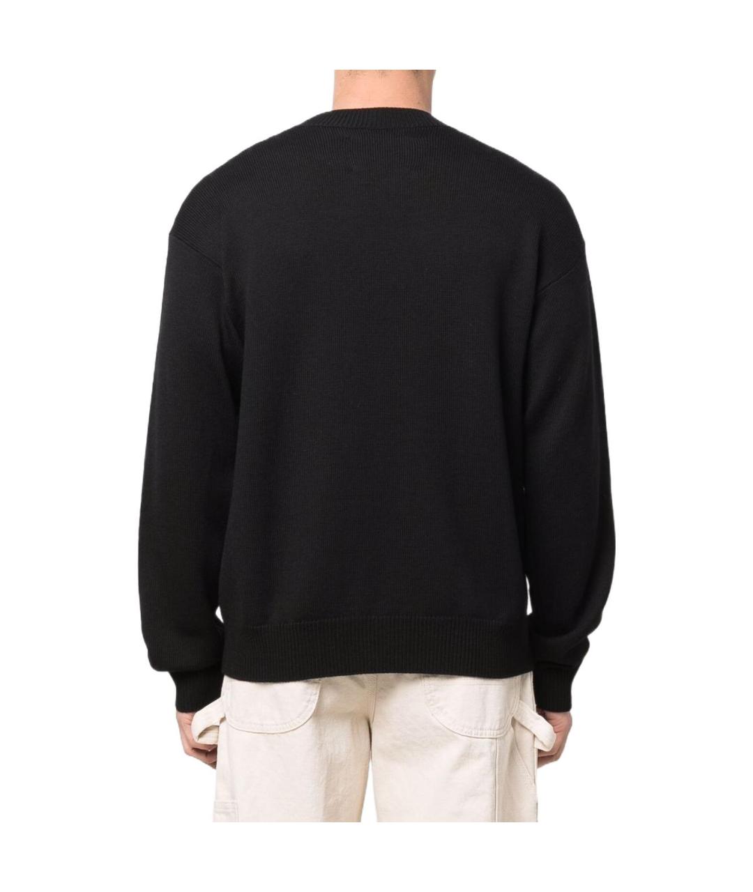 JIL SANDER Черный джемпер / свитер, фото 3