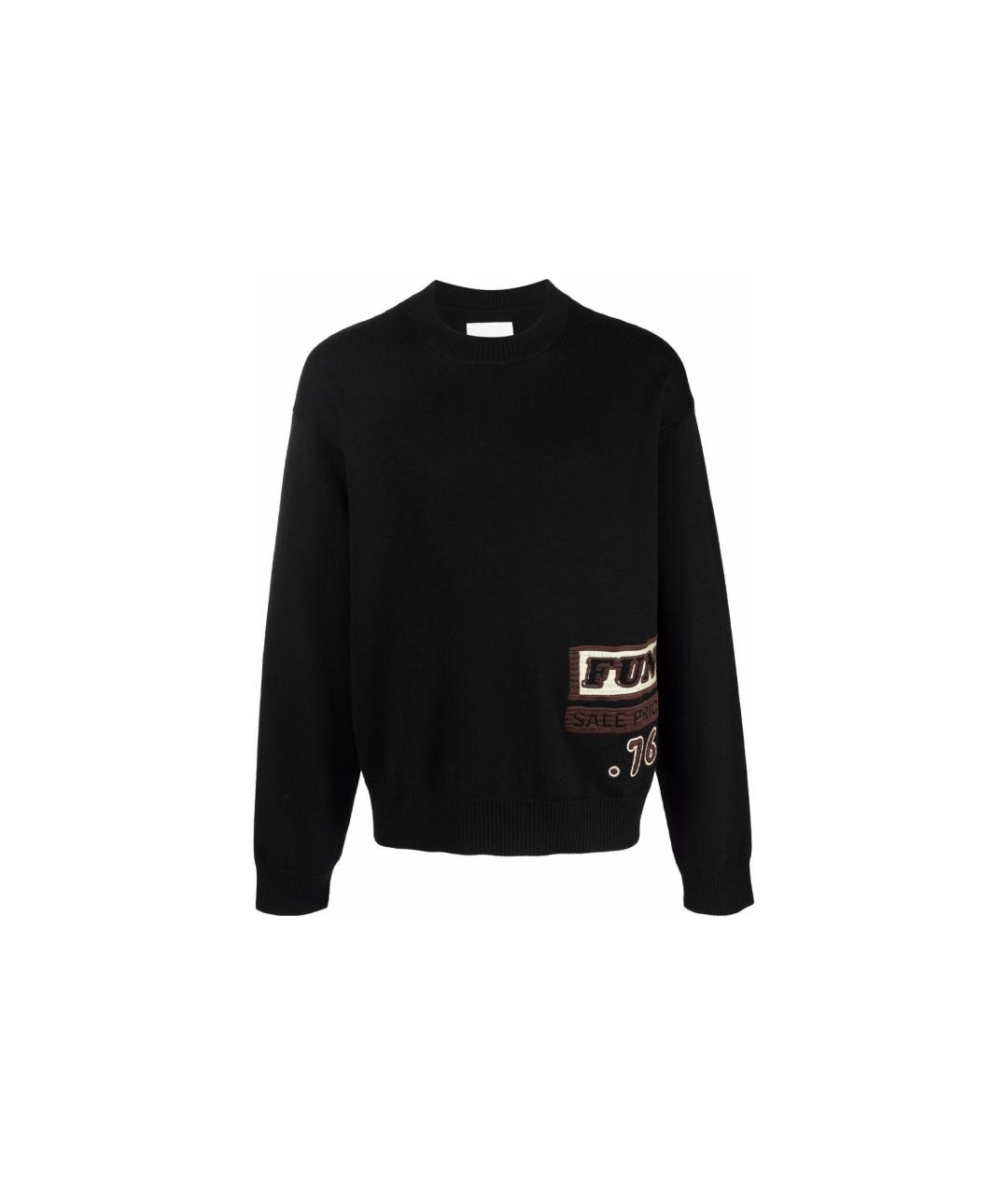 JIL SANDER Черный джемпер / свитер, фото 1