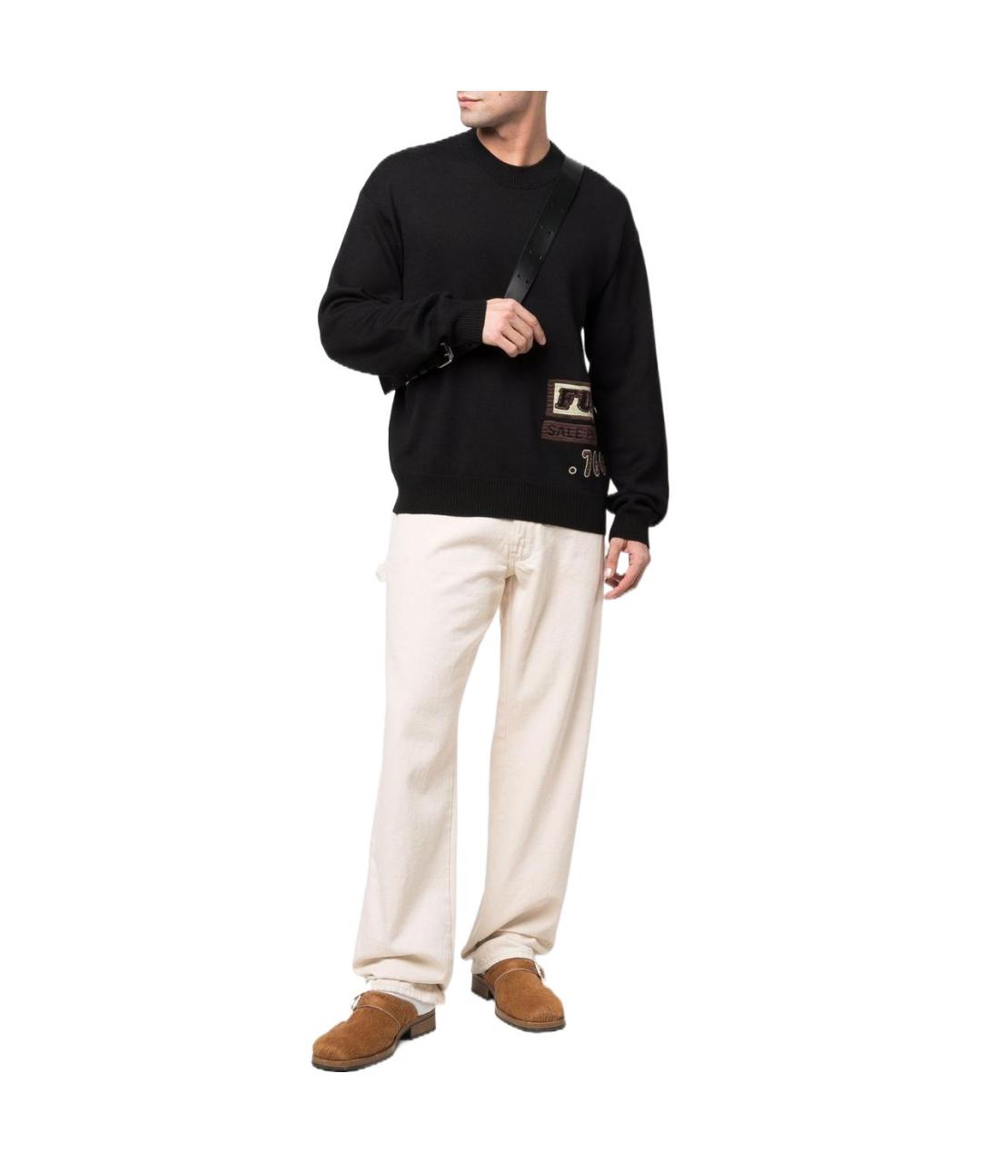 JIL SANDER Черный джемпер / свитер, фото 2