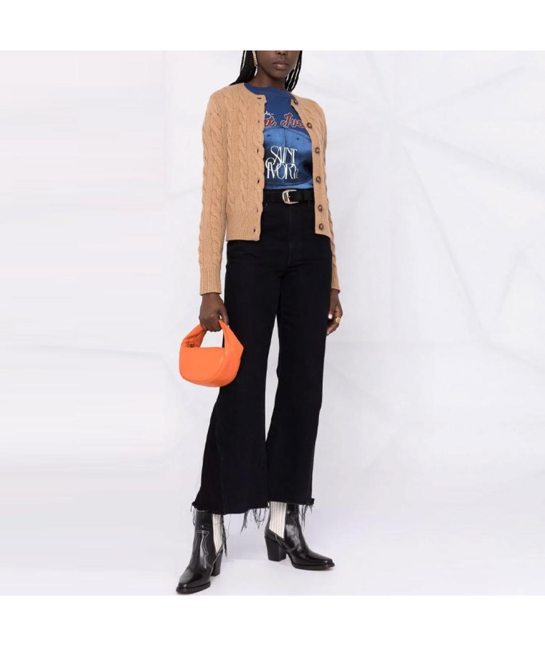 POLO RALPH LAUREN Коричневый кардиган, фото 3