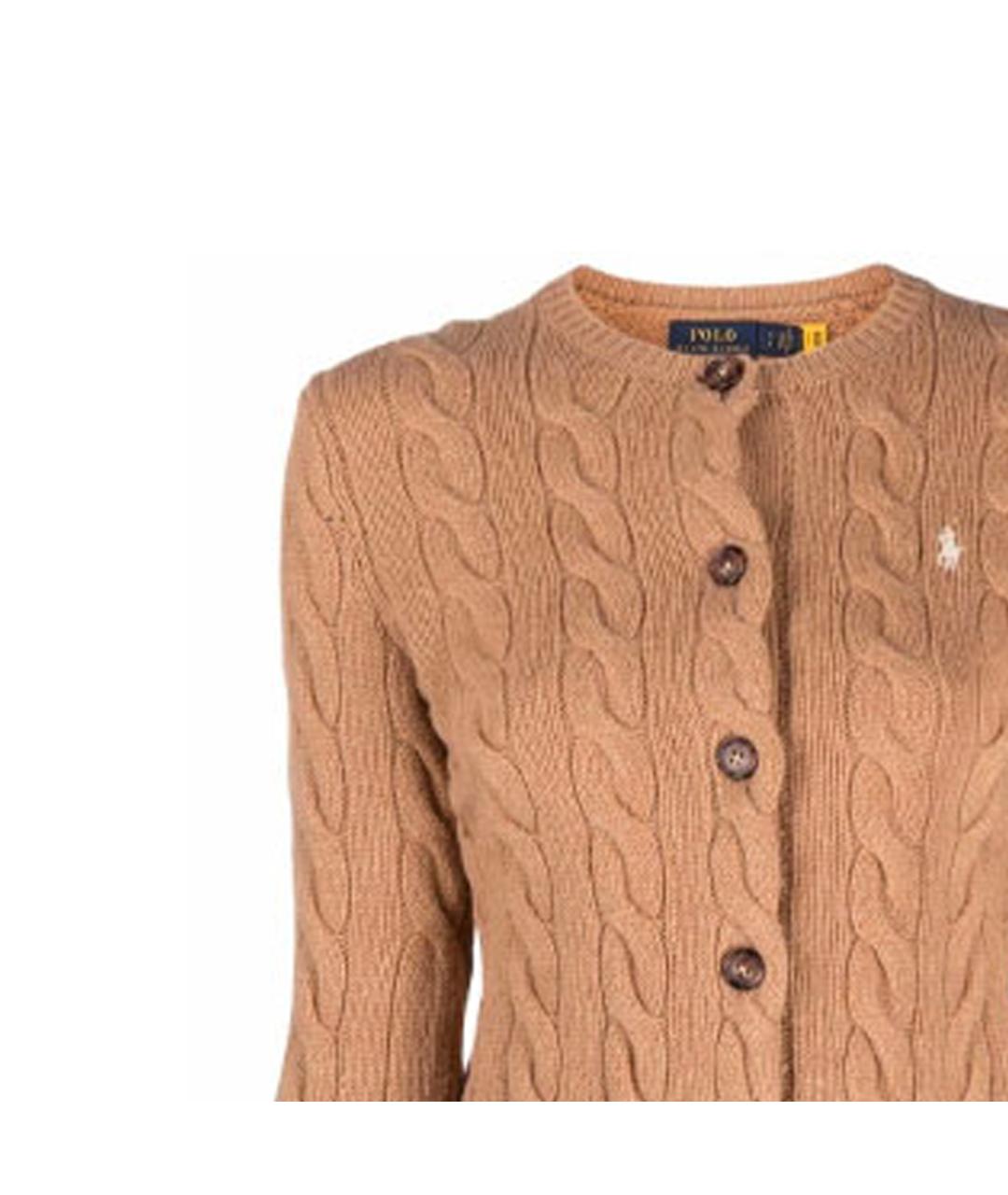POLO RALPH LAUREN Коричневый кардиган, фото 5