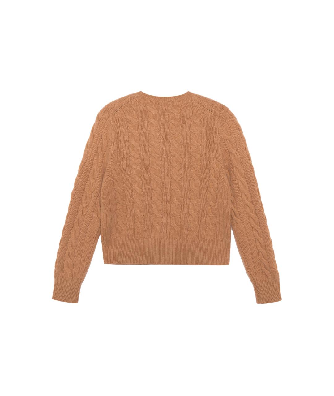 POLO RALPH LAUREN Коричневый кардиган, фото 2