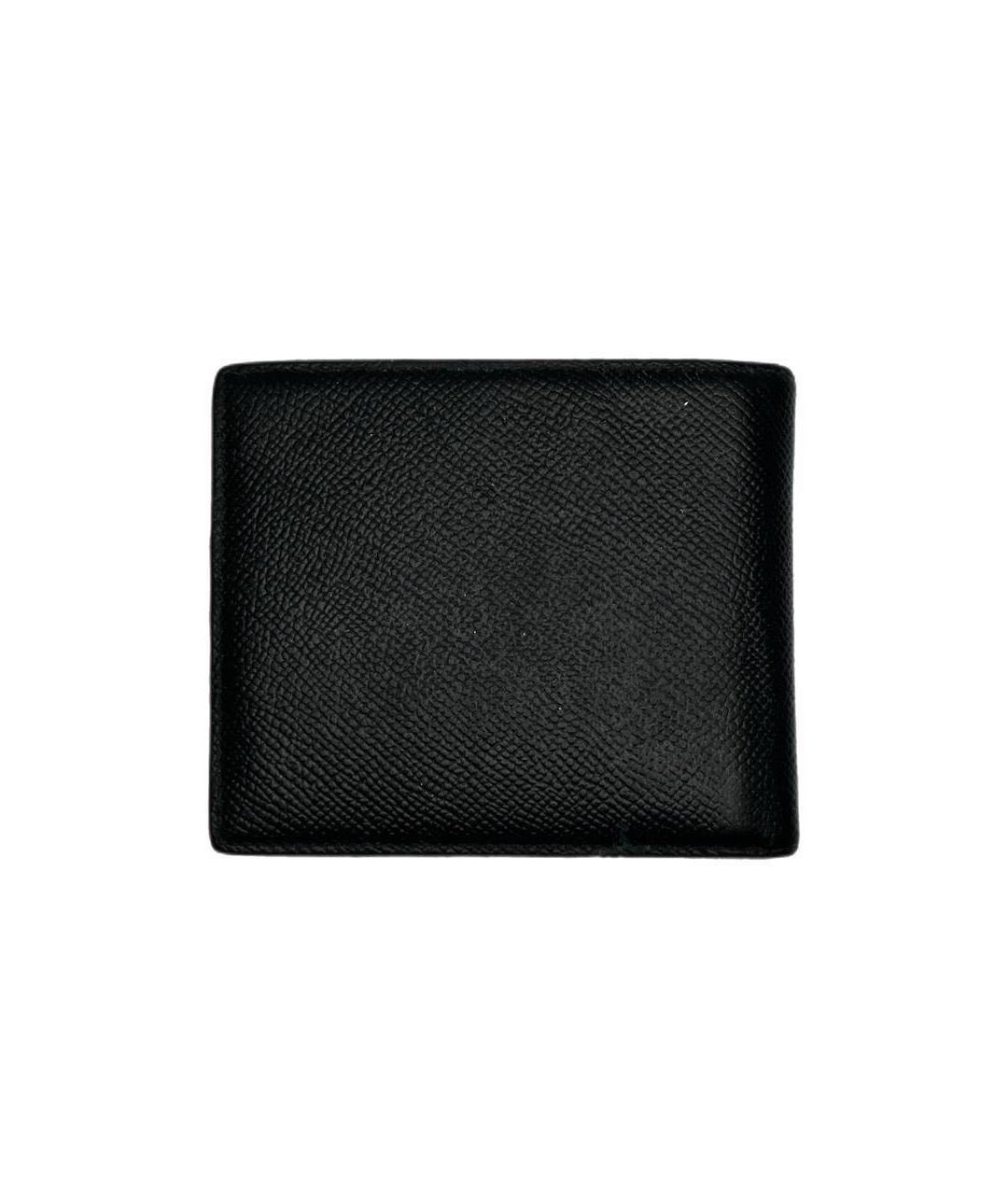 DOLCE&GABBANA Черный кожаный кошелек, фото 2