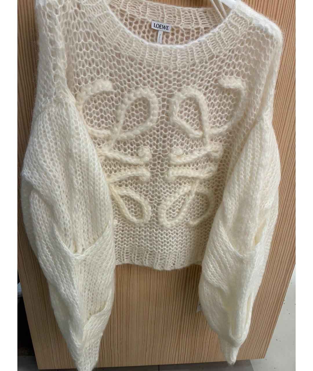 LOEWE Белый джемпер / свитер, фото 7
