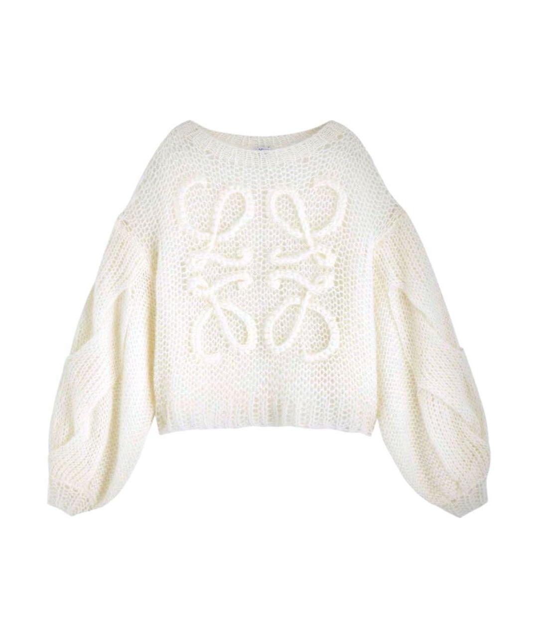 LOEWE Белый джемпер / свитер, фото 8