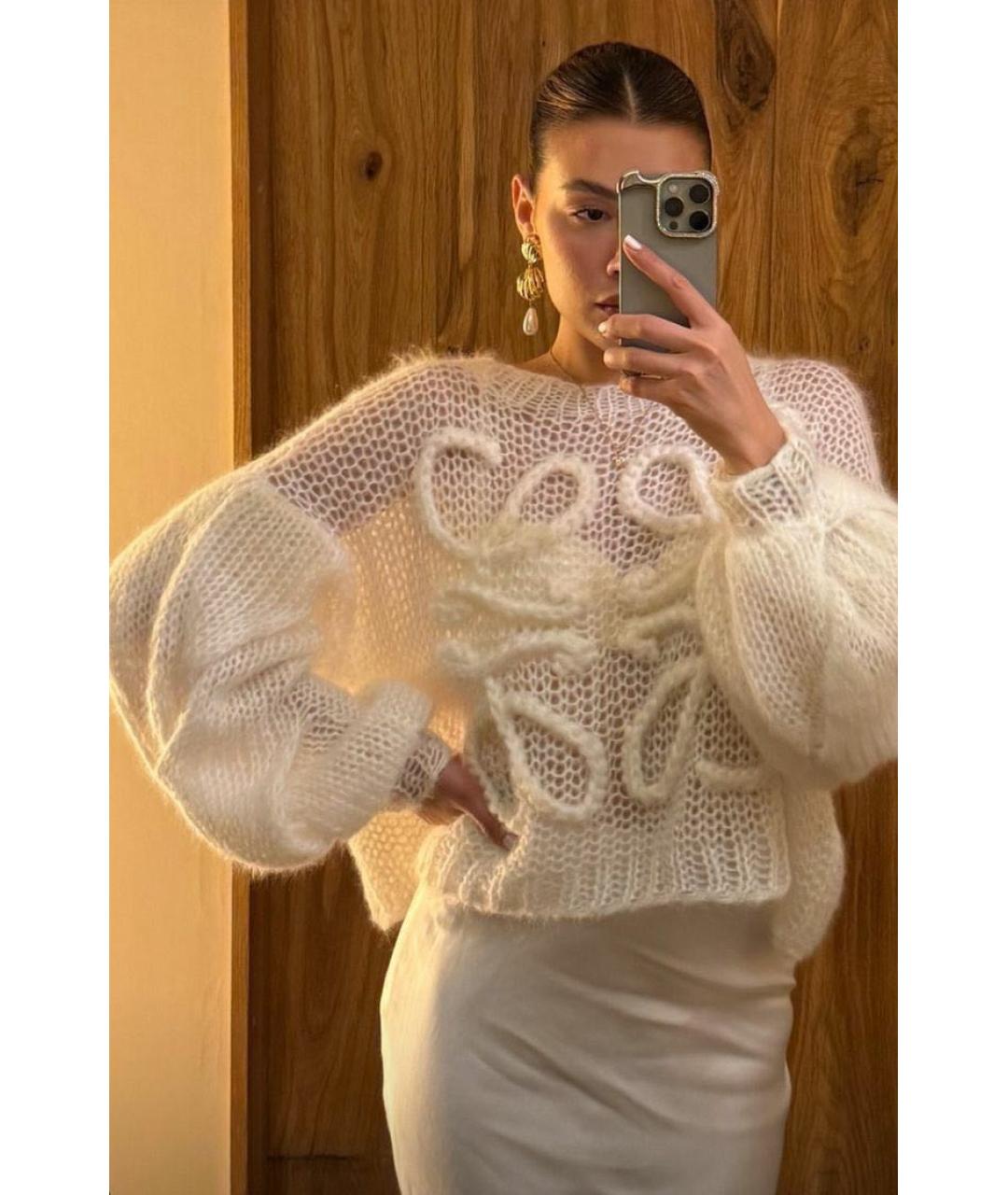 LOEWE Белый джемпер / свитер, фото 2