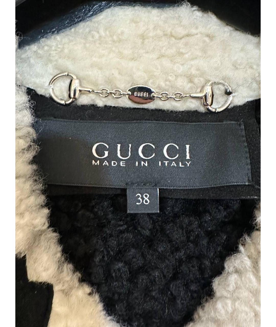 GUCCI Черная замшевая дубленка, фото 3