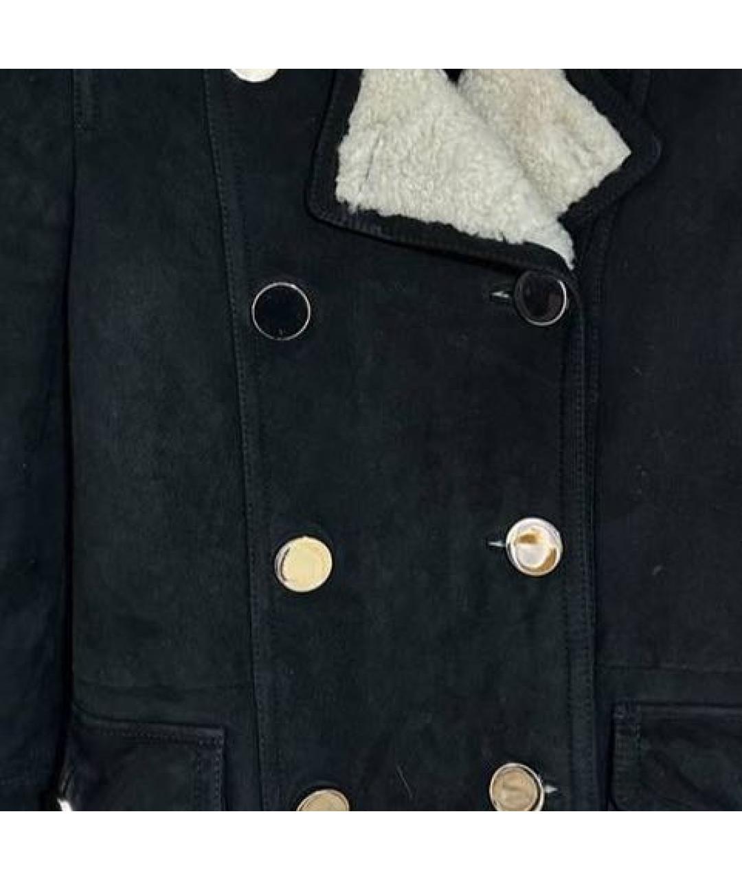 GUCCI Черная замшевая дубленка, фото 4
